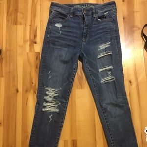 American Eagle ripped jeans